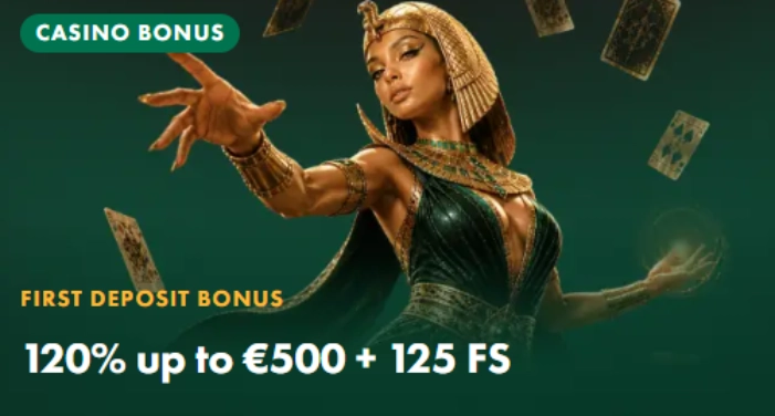 Welcome Bonus up to AUD 7,250 + 380 Free Spins