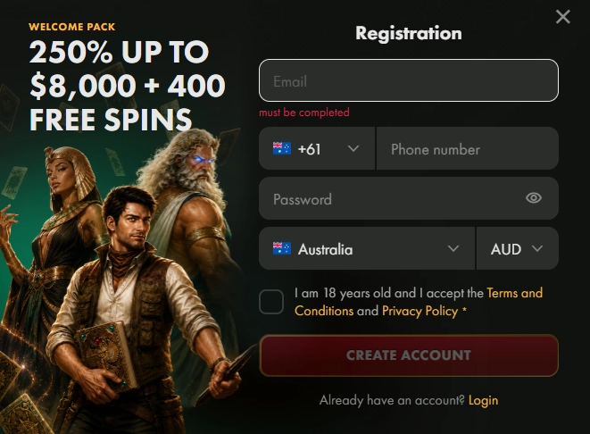 Account registration and sign-in